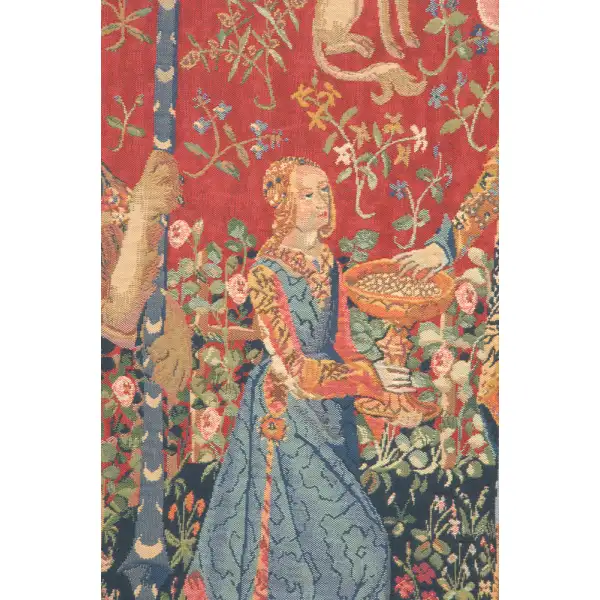 Le Gout Fonce Belgian Tapestry Wall Hanging - 63 in. x 47 in. Cotton/Viscose/Polyester by Charlotte Home Furnishings | Close Up 1