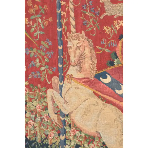 Le Gout Fonce Belgian Tapestry Wall Hanging - 63 in. x 47 in. Cotton/Viscose/Polyester by Charlotte Home Furnishings | Close Up 2