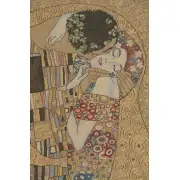 The Kiss Belgian Tapestry Wall Hanging | Close Up 1