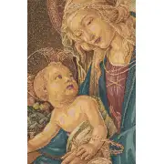 Madonna Del Libro Italian Tapestry | Close Up 1