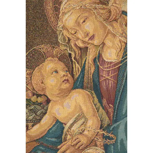 Madonna Del Libro Italian Tapestry | Close Up 1