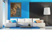 Madonna Del Libro Italian Wall Tapestry | Life Style 1
