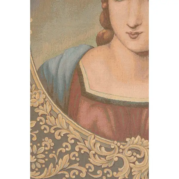 Madonna Del Cardellino Italian Tapestry | Close Up 2