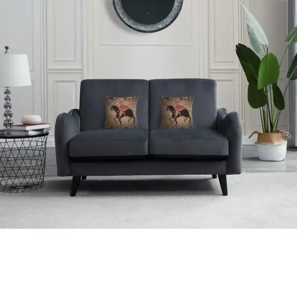 Bayeux Horse Belgian Cushion Cover - 18 in. x 18 in. Cotton by Charlotte Home Furnishings | Life Style 1