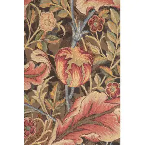 Acanthe Brown French Wall Tapestry - 28 in. x 38 in. Wool/Cotton by William Morris