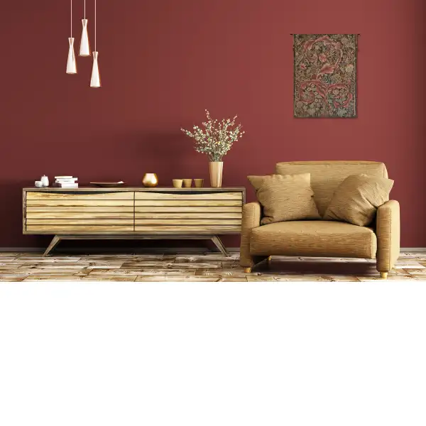 Acanthe Brown French Wall Tapestry | Life Style 1