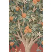 Oranger Medieval Tree French Wall Tapestry - 29 in. x 73 in. cotton by Charlotte Home Furnishings | Close Up 1