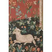 Chene Medieval French Wall Tapestry - 29 in. x 73 in. cotton by Charlotte Home Furnishings | Close Up 1