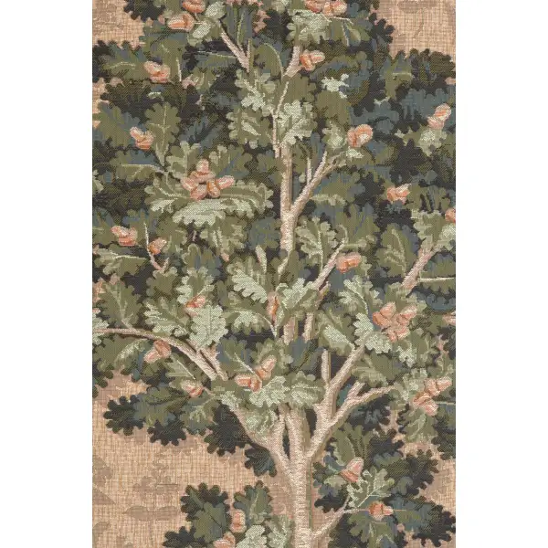 Chene Naturel French Wall Tapestry - 29 in. x 73 in. cotton by Charlotte Home Furnishings | Close Up 1
