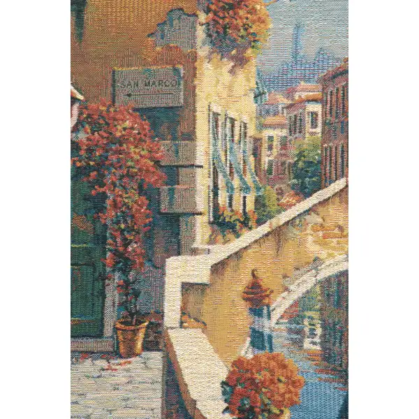 Passage to San Marco Belgian Tapestry Wall Hanging | Close Up 1