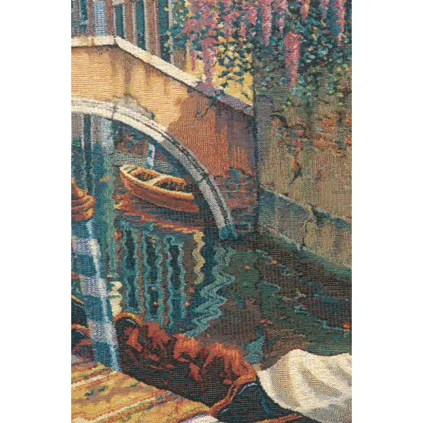 Passage to San Marco Belgian Tapestry Wall Hanging | Close Up 2