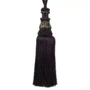 Elegance Black Decorative Tassels | Close Up 1