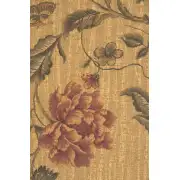 Birds Of Paradise With Border Belgian Tapestry - 52 in. x 52 in. SoftCottonChenille by Charlotte Home Furnishings | Close Up 1