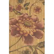 Birds Of Paradise With Border Belgian Tapestry - 52 in. x 52 in. SoftCottonChenille by Charlotte Home Furnishings | Close Up 2