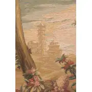Paysage Exotique Landscape French Wall Tapestry - 58 in. x 58 in. Wool/cotton/others by Charlotte Home Furnishings | Close Up 2
