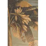 La Recolte Des Ananas Basket Door French Wall Tapestry - 28 in. x 58 in. CottonWool by Charlotte Home Furnishings | Close Up 1