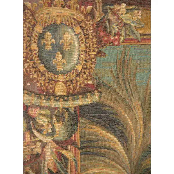 La Recolte Des Ananas Pagoda Door French Wall Tapestry - 28 in. x 58 in. Wool/cotton/others by Charlotte Home Furnishings | Close Up 1