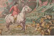 La Chasse a Courre without Border French Wall Tapestry | Close Up 2