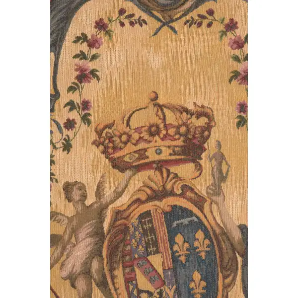 Dame Au Blason French Wall Tapestry | Close Up 1