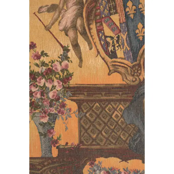 Dame Au Blason French Wall Tapestry | Close Up 2