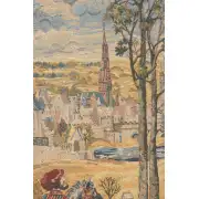 Old Brussels Flanders Vertical Belgian Tapestry Wall Hanging | Close Up 2