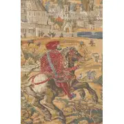 Medieval Brussels Belgian Tapestry Wall Hanging | Close Up 1