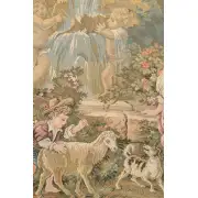 Fountain by the Lake 01 Italian Wall Tapestry | Close Up 1