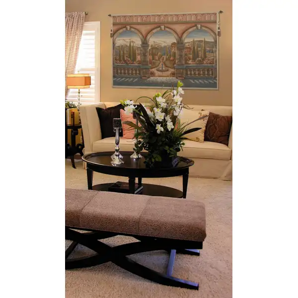 Tuscan Arches Belgian Tapestry | Life Style 1