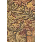 Crest And Fleur Belgian Tapestry - 52 in. x 52 in. SoftCottonChenille by Charlotte Home Furnishings | Close Up 1