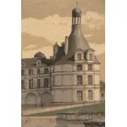 Chambord Castle II Belgian Tapestry Wall Hanging | Close Up 1