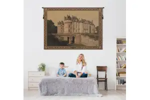 Le Lude Castle Belgian Wall Tapestry