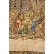 The Last Supper IV Italian Tapestry - 43 in. x 26 in. Cotton/Viscose/Polyester by Leonardo da Vinci | Close Up 1