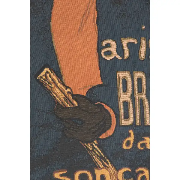 Artistide Bruant Lautrec  Belgian Tapestry Wall Hanging | Close Up 2