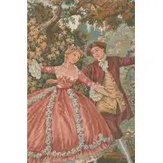 Minuetto Italian Tapestry - 38 in. x 24 in. Cotton/Viscose/Polyester by Francois Boucher | Close Up 1