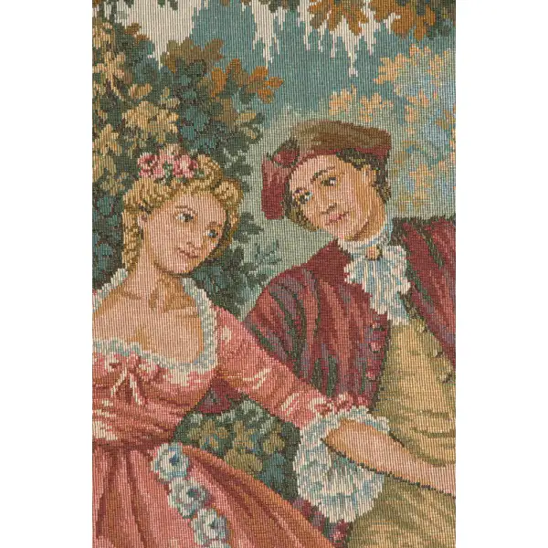 Danza Italian Tapestry - 32 in. x 46 in. Cotton/Viscose/Polyester by Francois Boucher | Close Up 1