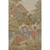 Washing Day at the Mill Horizontal Italian Tapestry Wall Hanging | Close Up 1