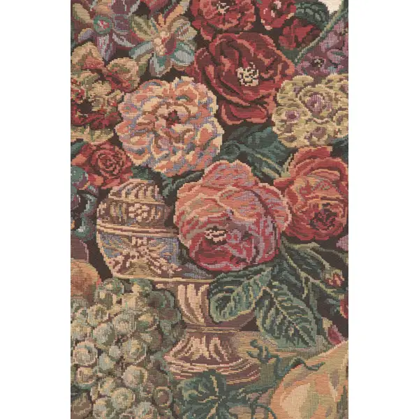 New Vase European Tapestry - 52 in. x 40 in. Cotton/Viscose/Polyester by Charlotte Home Furnishings | Close Up 1