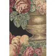 Vase on Black Mini European Tapestry | Close Up 2