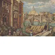 Rome Italian Wall Tapestry | Close Up 2