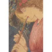 Flageolet Angel Belgian Tapestry Wall Hanging | Close Up 1