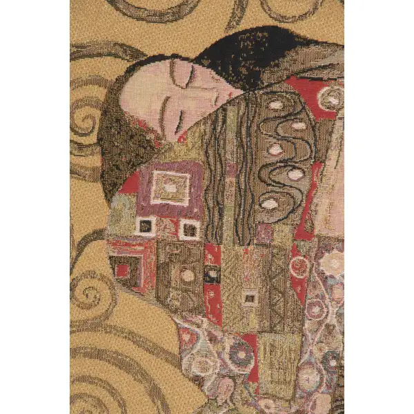 Accomplissement By Klimt II Belgian Tapestry Wall Hanging - 18 in. x 29 in. Cotton/Viscose/Polyester by Gustav Klimt | Close Up 1