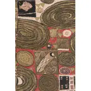 Accomplissement by Klimt II Belgian Wall Tapestry | Close Up 2