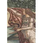 Birth of Venus Boticelli Belgian Tapestry Wall Hanging | Close Up 1