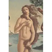 Birth of Venus Boticelli Belgian Tapestry Wall Hanging | Close Up 2