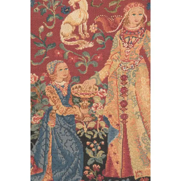 Taste Le Gout Belgian Tapestry Wall Hanging - 78 in. x 54 in. cottonampViscose by Charlotte Home Furnishings | Close Up 1