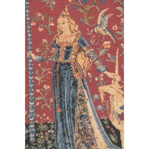 Touch Toucher Belgian Tapestry Wall Hanging | Close Up 1