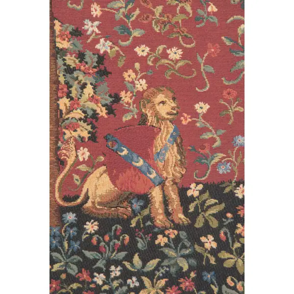 Touch Toucher Belgian Tapestry Wall Hanging - 36 in. x 28 in. cottonampViscose by Charlotte Home Furnishings | Close Up 2