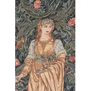 Flora without border Belgian Tapestry Wall Hanging | Close Up 1