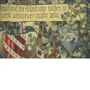 Les Chevaliers de la Table Ronde French Tapestry | Close Up 1