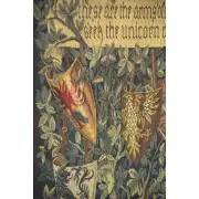 Heraldic Unicorn French Tapestry | Close Up 1